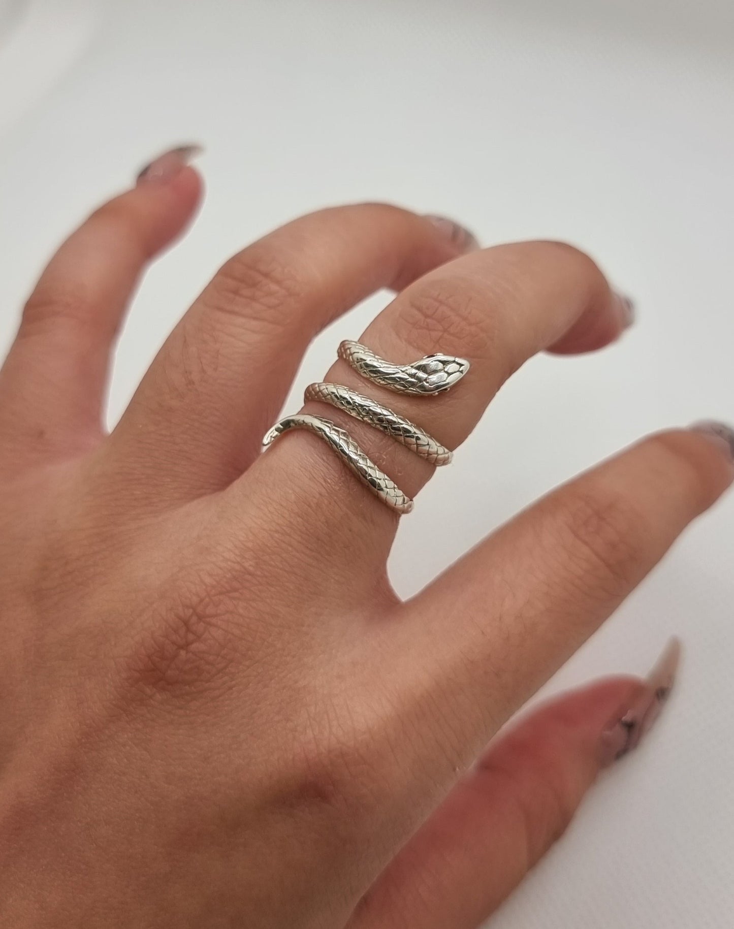 Silver Snake Ring