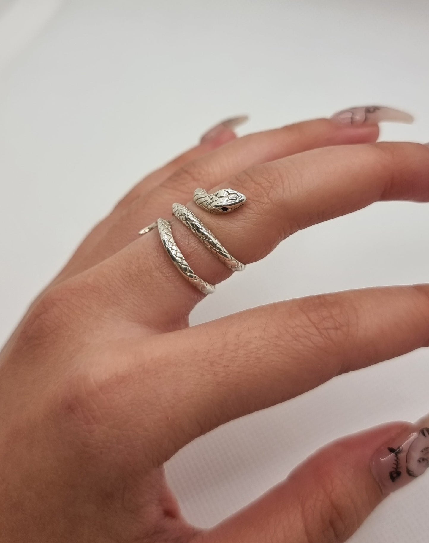 Silver Snake Ring