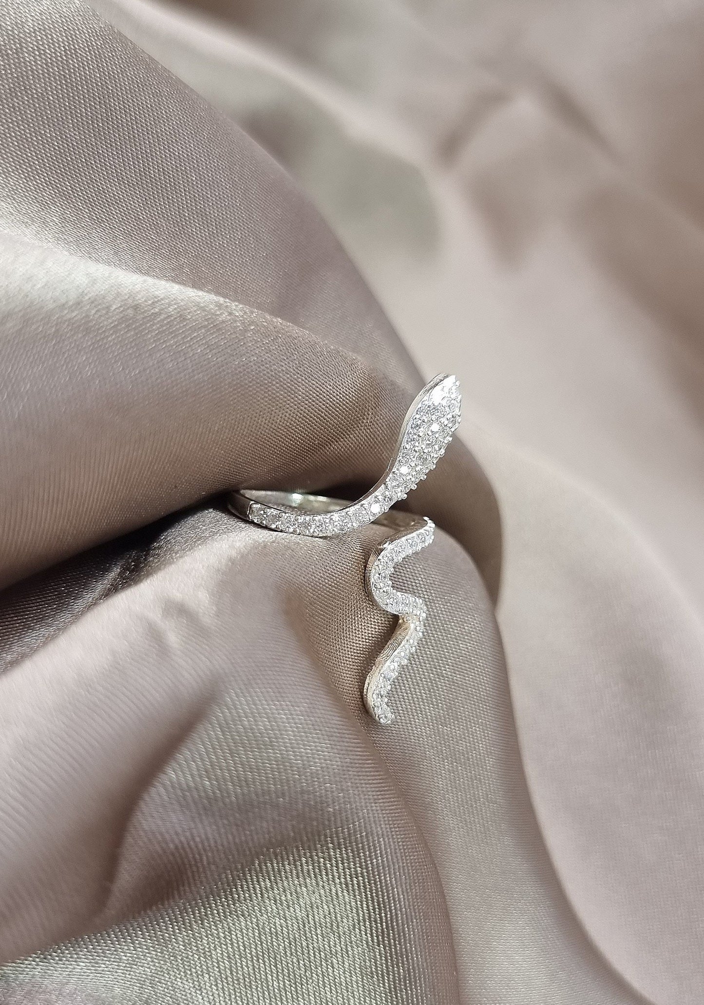 Diamond Snake Ring